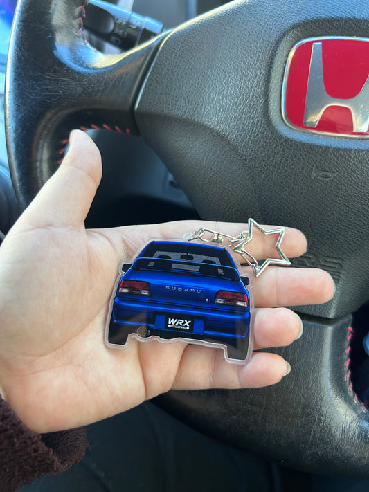 WRX - Rearview One-Sided Keyring
