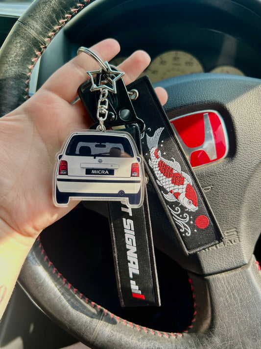 Micra - Rearview Double-Sided Keyring