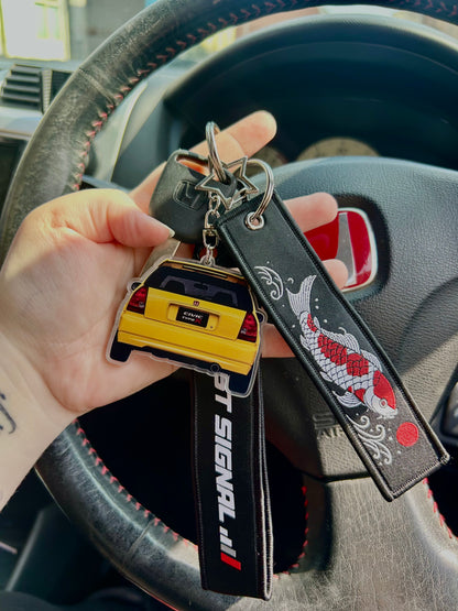 EK9 - Rearview Double-Sided Keyring