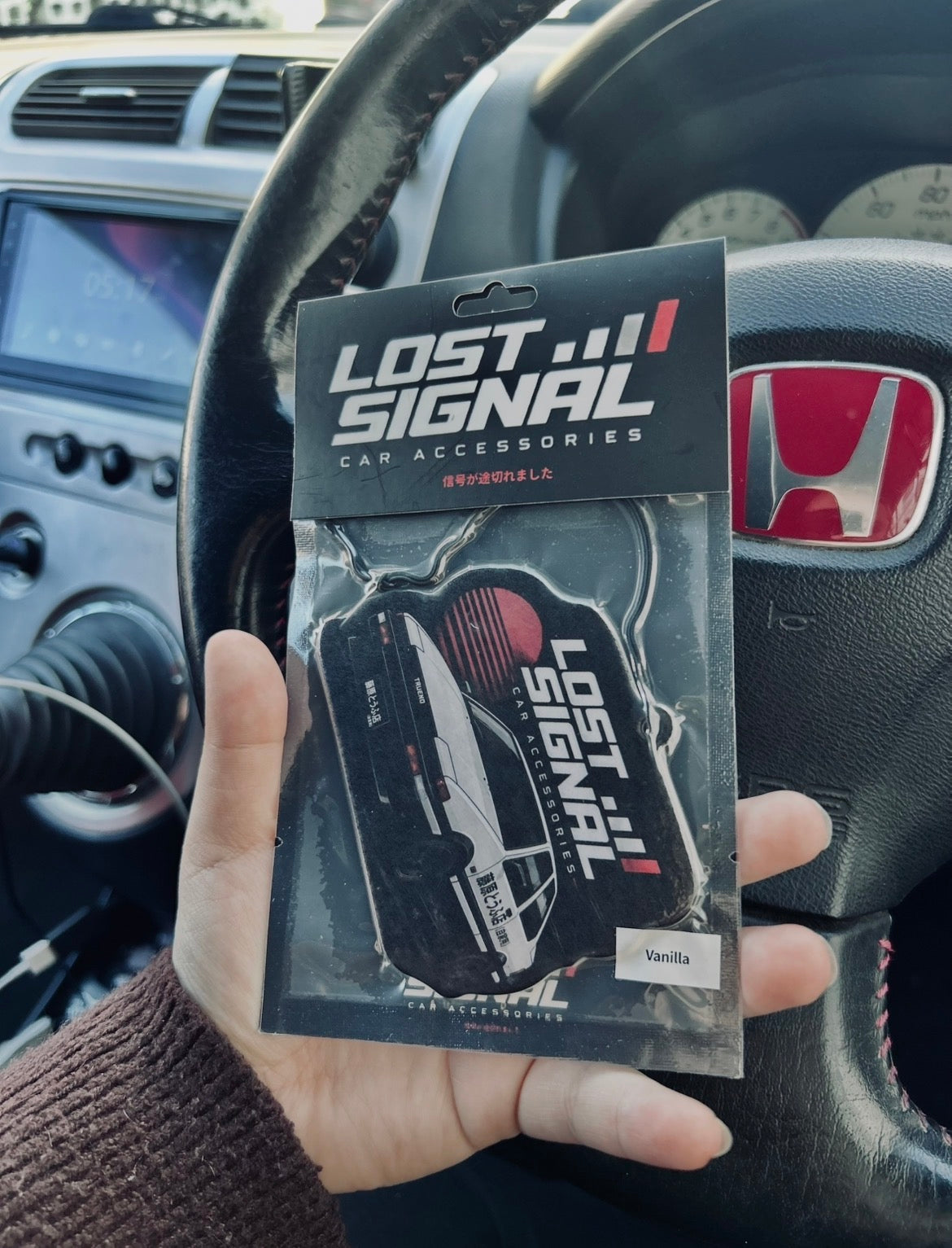 White Trueno Air Freshener