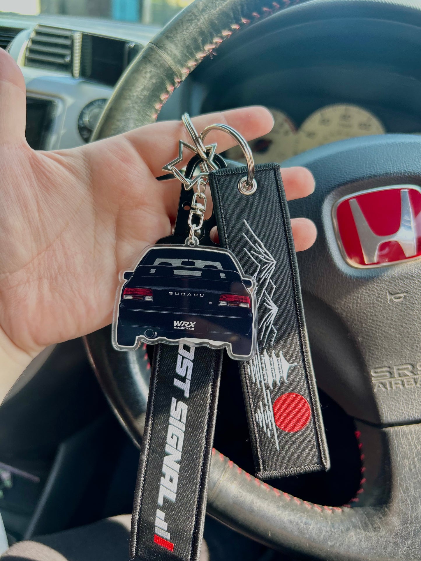 WRX - Rearview Double-Sided Keyring