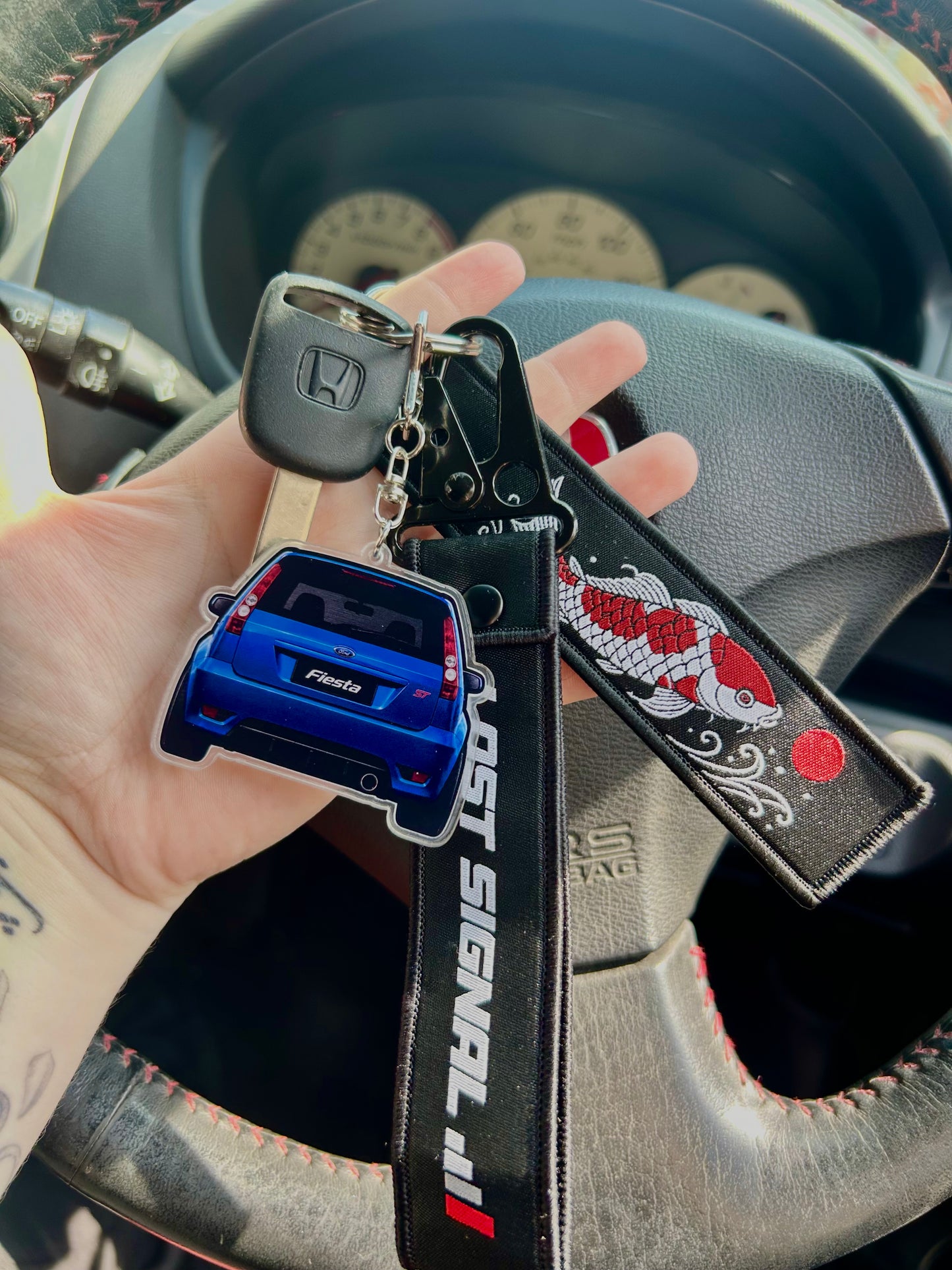ST150 - Rearview Double-Sided Keyring