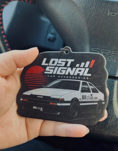 White Trueno Air Freshener