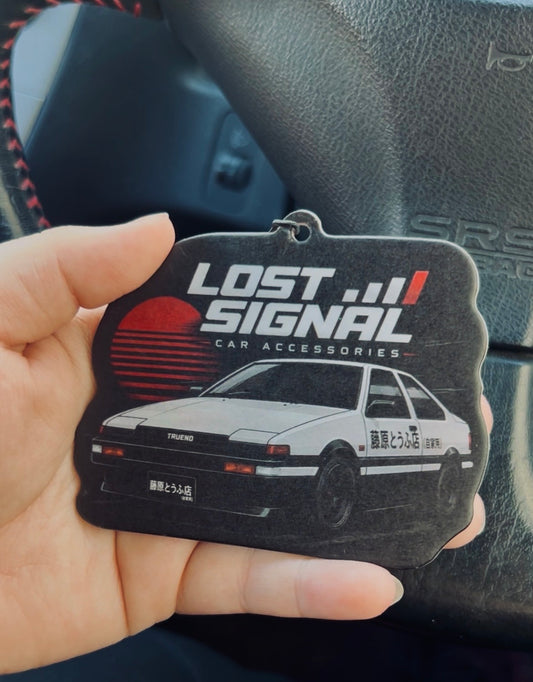 White Trueno Air Freshener