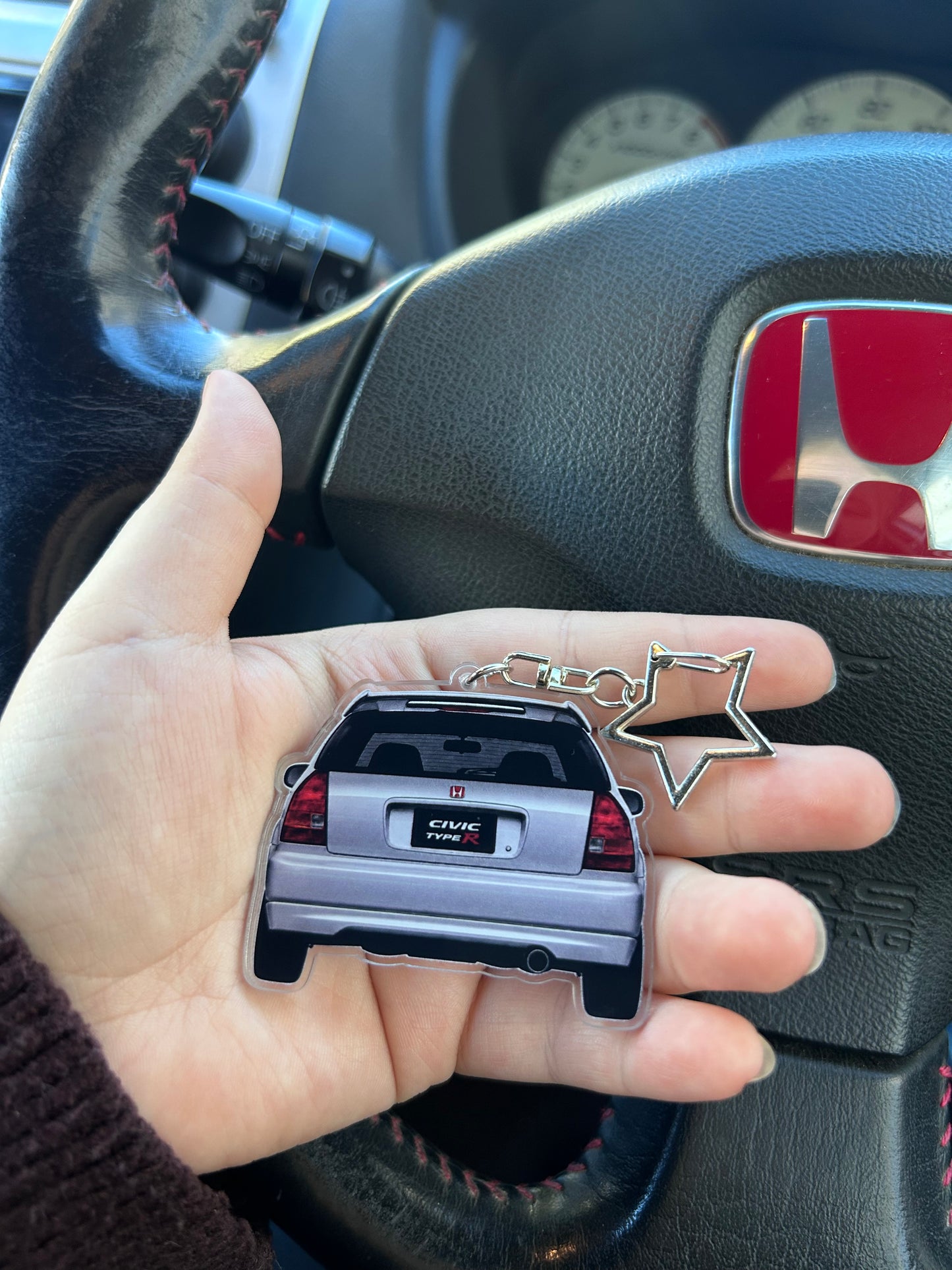 EK9 - Rearview One-Sided Keyring