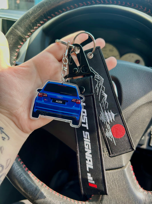 Audi S3 - Rearview Double-Sided Keyring