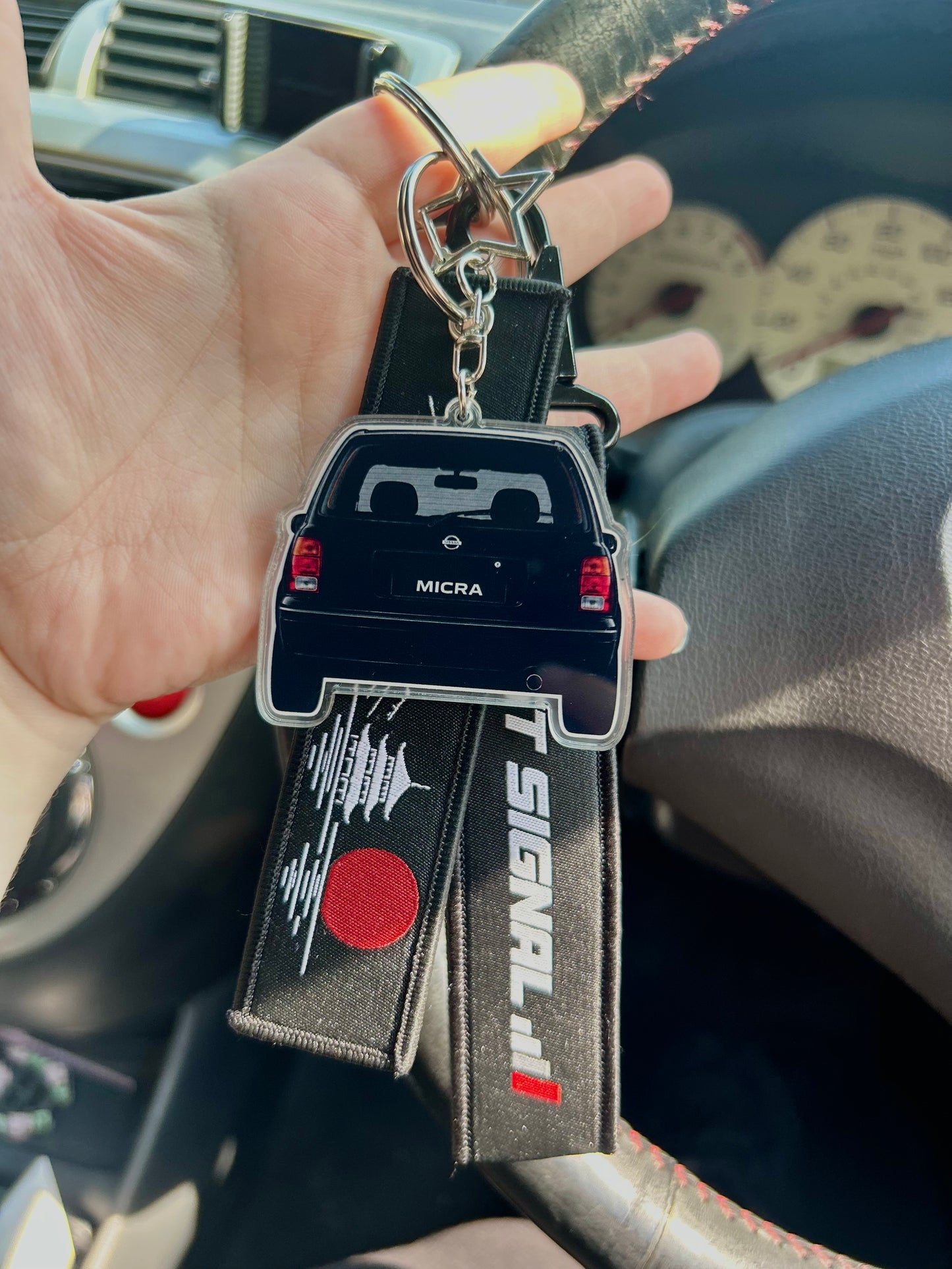 Micra - Rearview Double-Sided Keyring