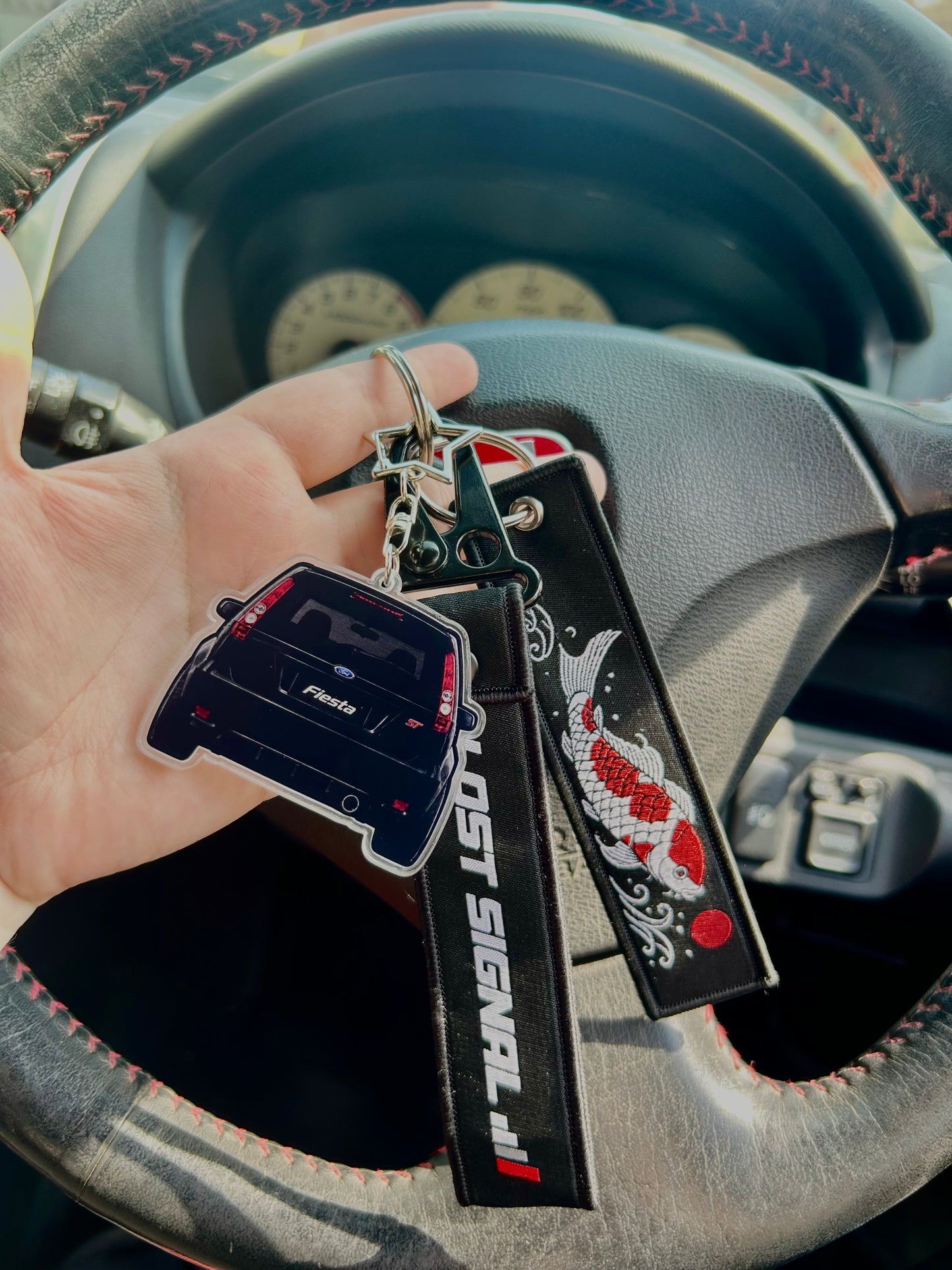 ST150 - Rearview Double-Sided Keyring