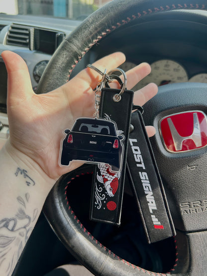 Mini Cooper S - Rearview Double-Sided Keyring