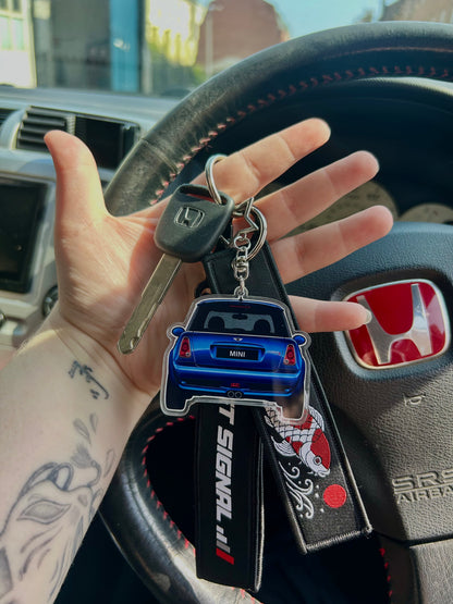Mini Cooper S - Rearview Double-Sided Keyring