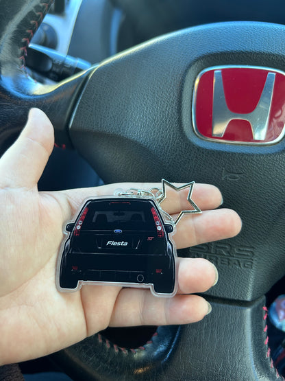 ST150 - Rearview One-Sided Keyring