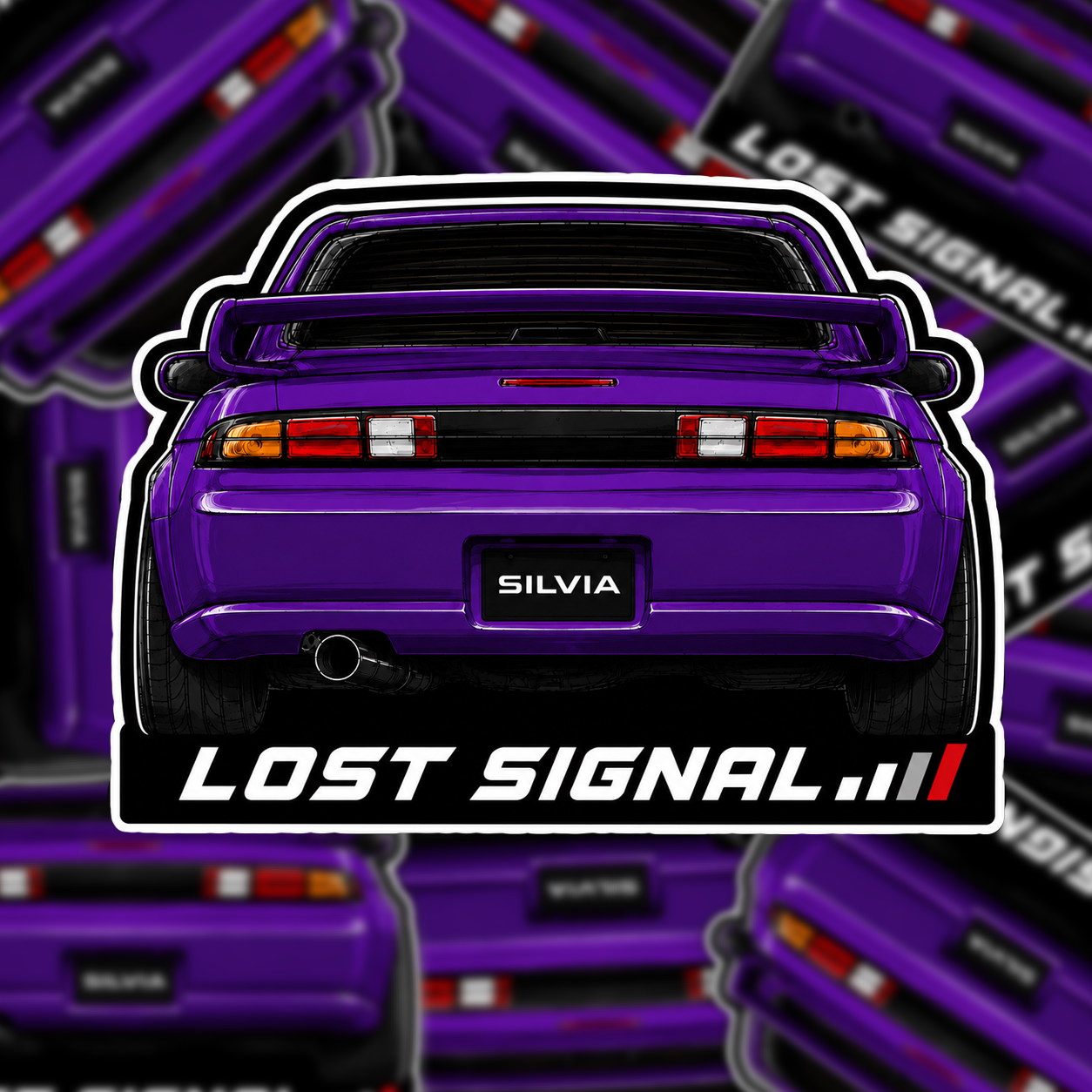 Silvia S14 Rearview Sticker