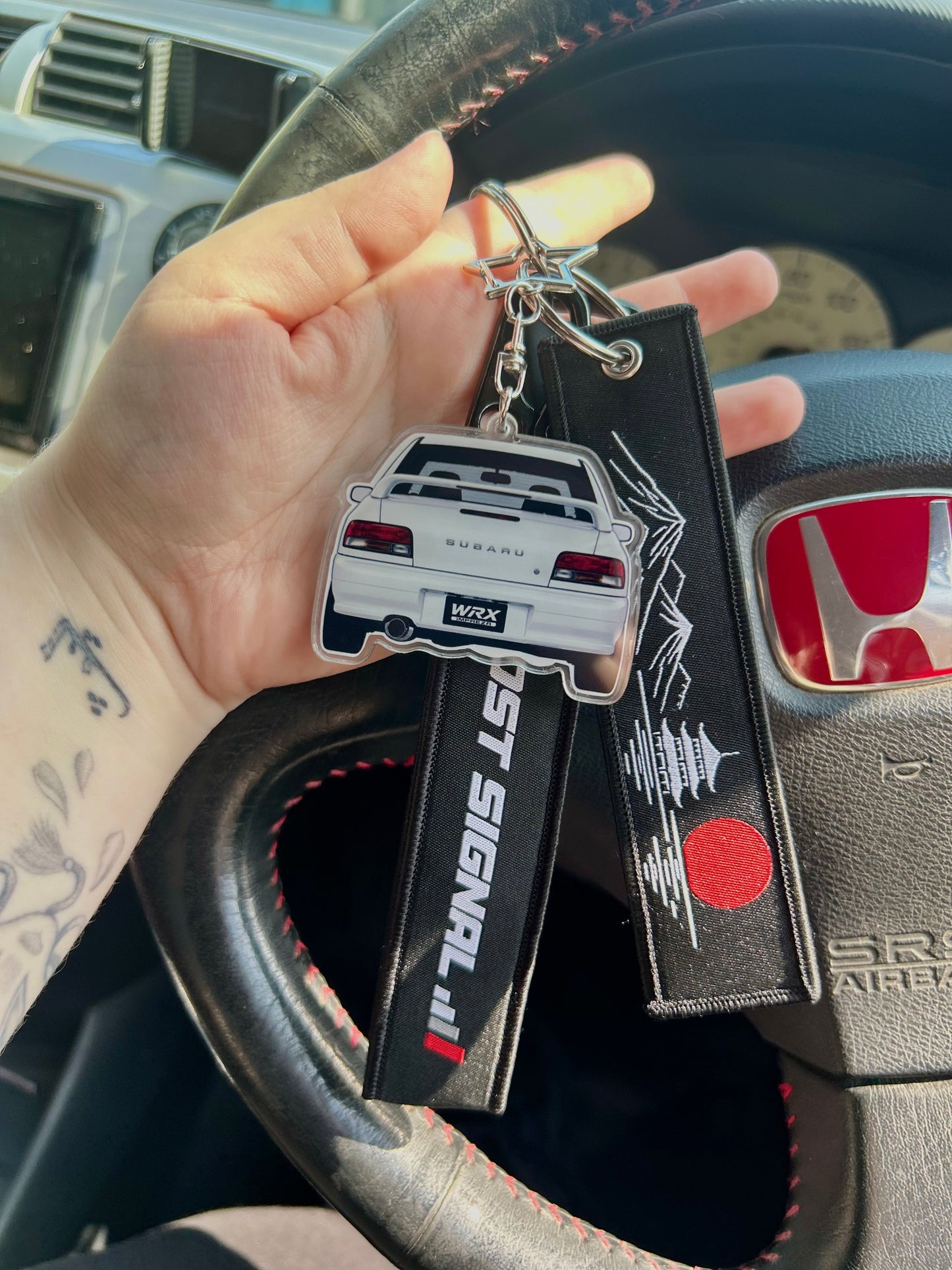 WRX - Rearview Double-Sided Keyring