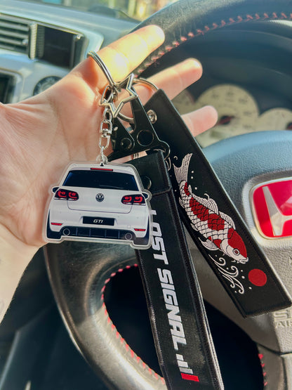 GTI - Rearview Double-Sided Keyring