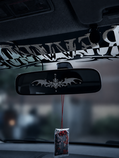 Winged Heart Mirror Decal