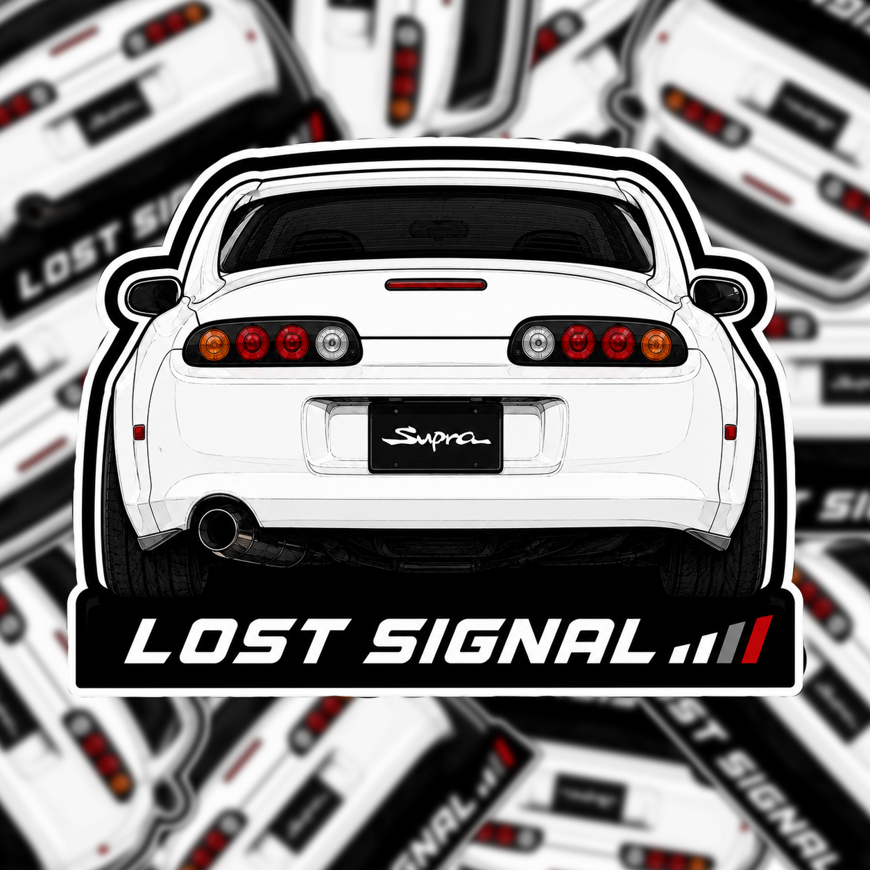 MK4 Supra Rearview Sticker