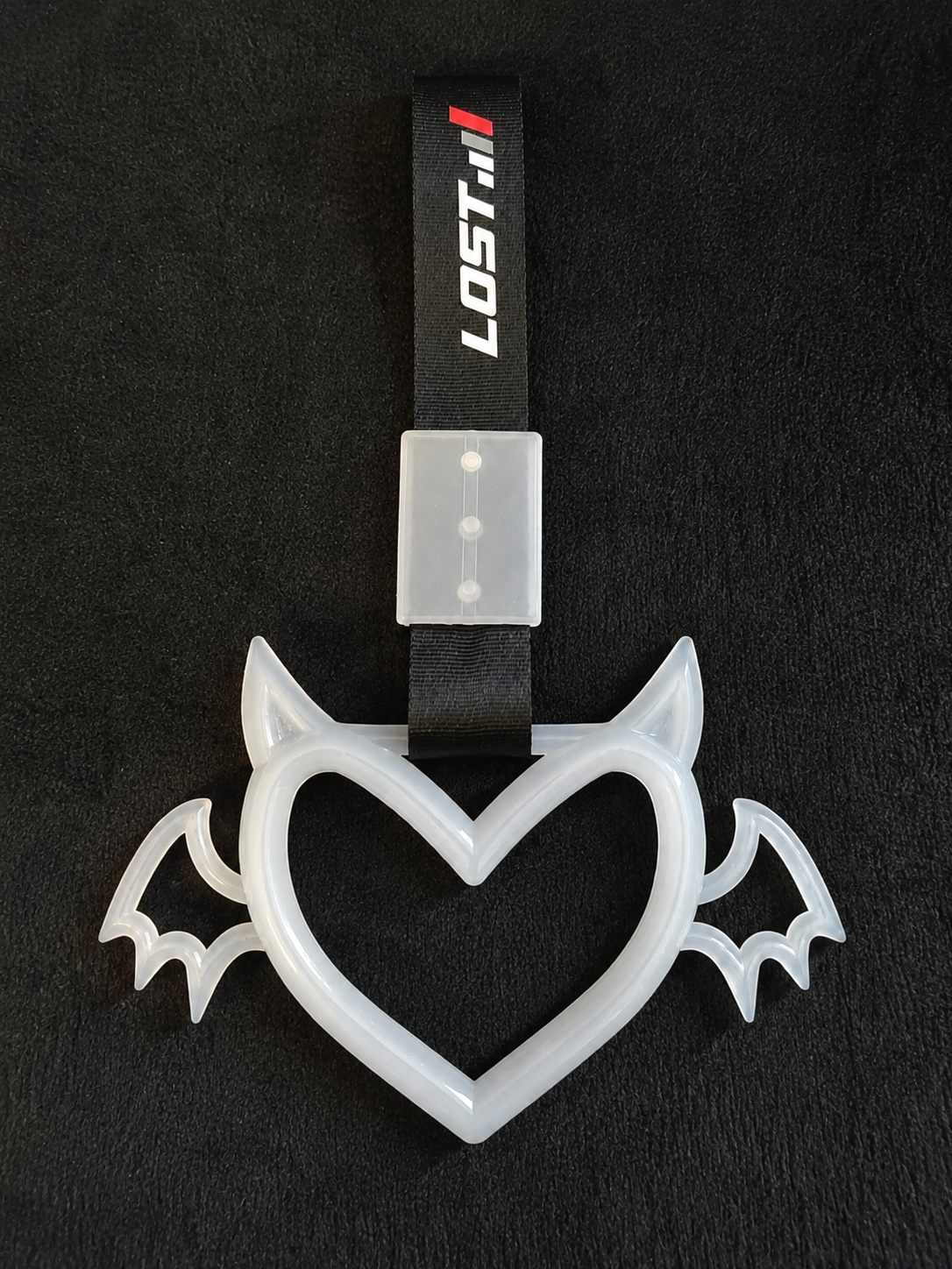 Blue - Glow In The Dark Winged Devil Tsurikawa Heart