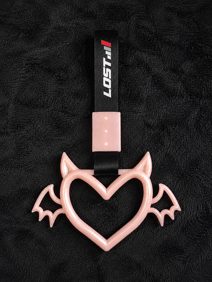 Red - Glow In The Dark Winged Devil Tsurikawa Heart