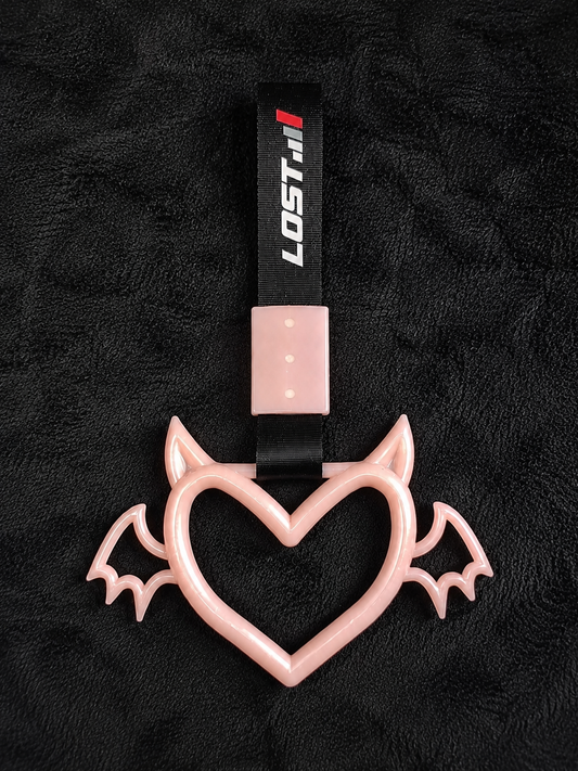 Red - Glow In The Dark Winged Devil Tsurikawa Heart