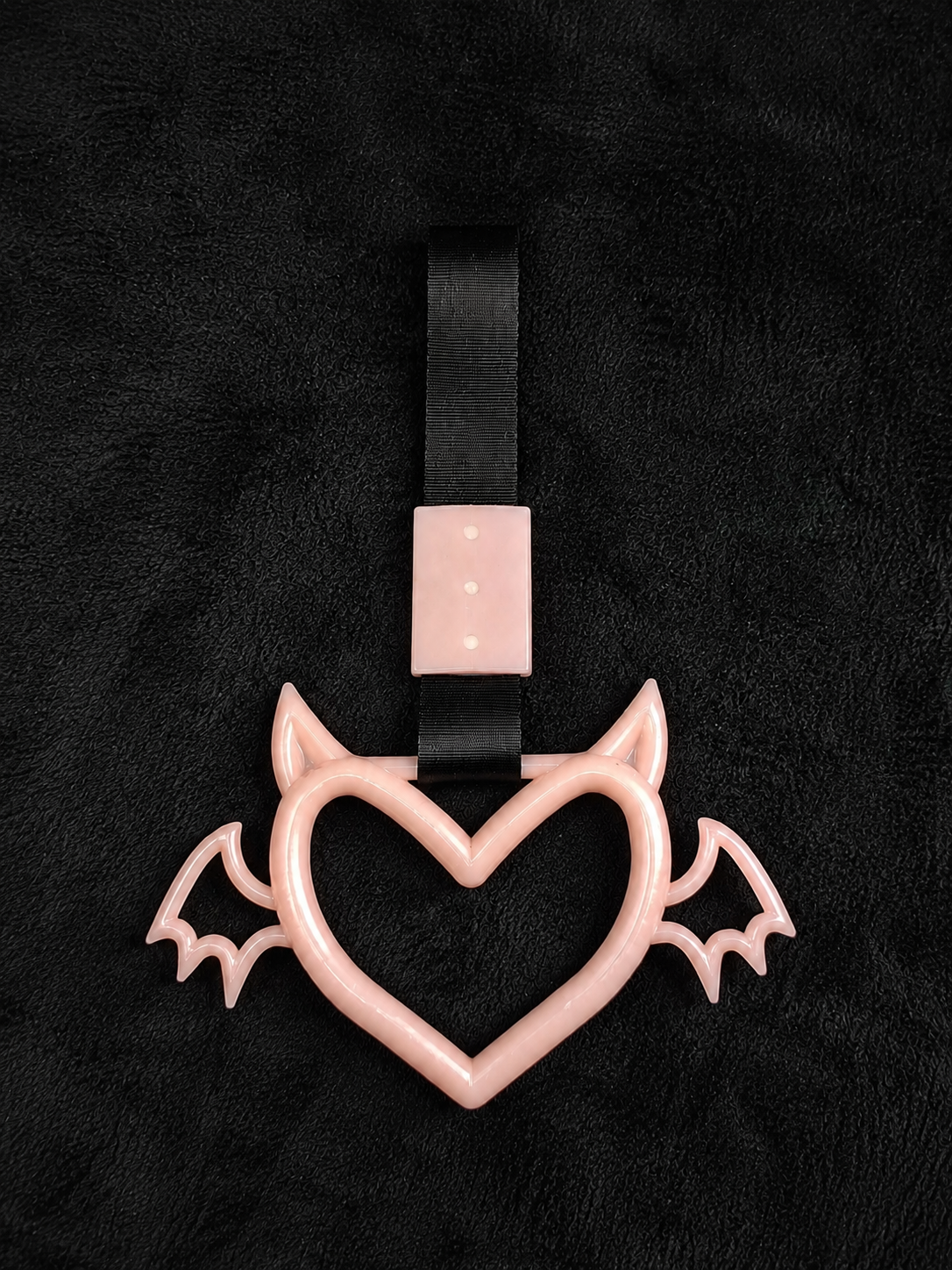 Red - Glow In The Dark Winged Devil Tsurikawa Heart