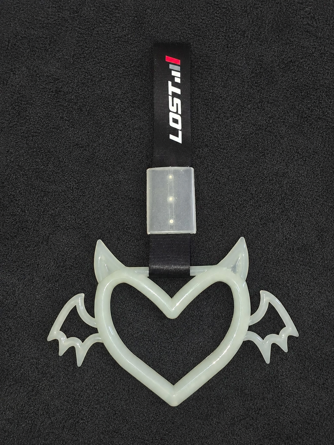 Green - Glow In The Dark Winged Devil Tsurikawa Heart