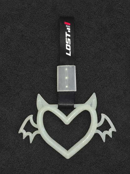 Green - Glow In The Dark Winged Devil Tsurikawa Heart