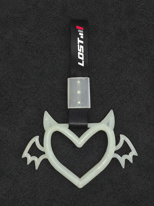 Green - Glow In The Dark Winged Devil Tsurikawa Heart