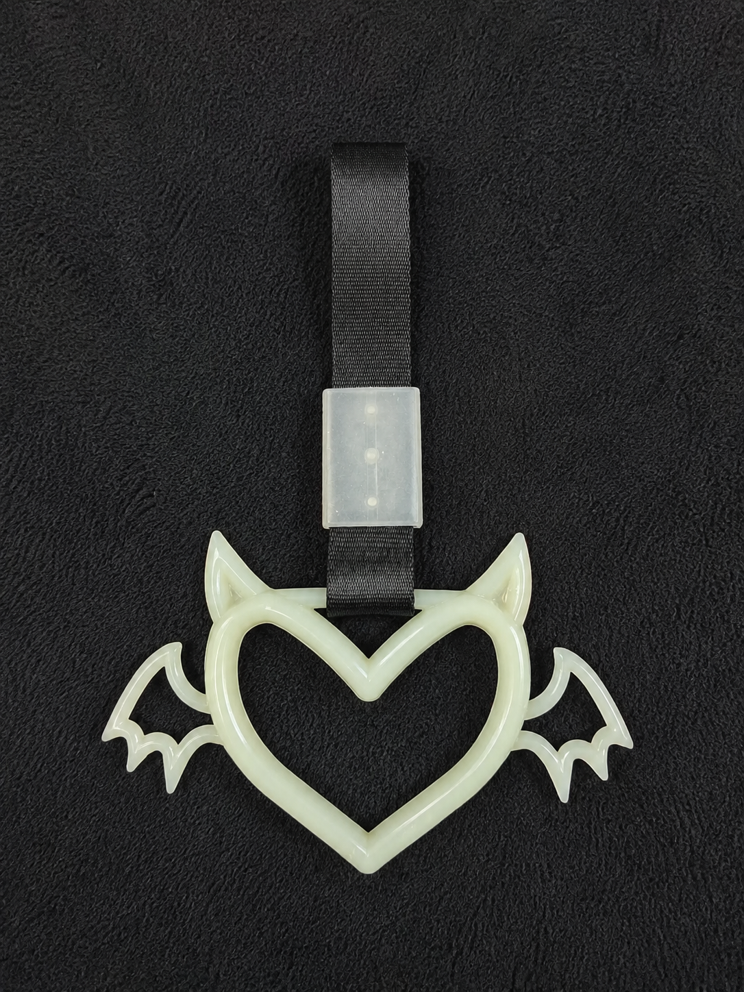 Green - Glow In The Dark Winged Devil Tsurikawa Heart