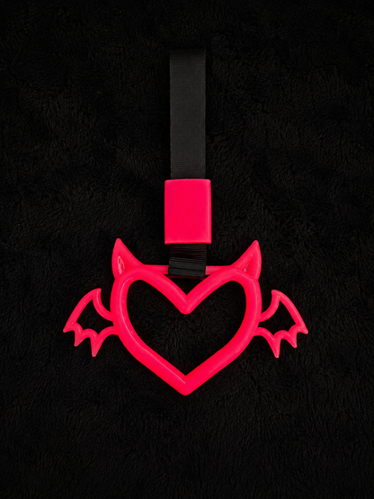 Red - Glow In The Dark Winged Devil Tsurikawa Heart