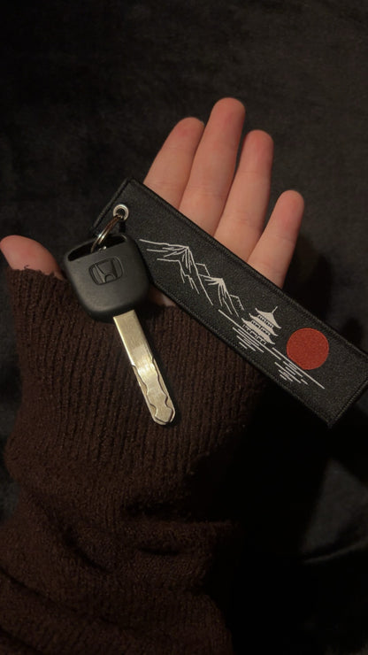 Mountains and Koi Jet Tags